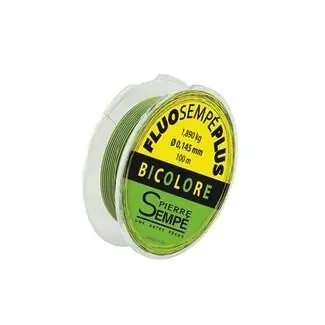 Nylon de Peche Pierre Sempe Fluo Vert/Jaune Nouvelle Collection