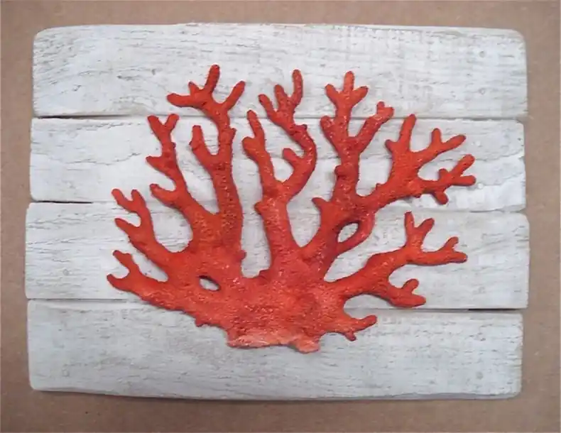 Meilleur Prix Sculpture Corail sur Cadre