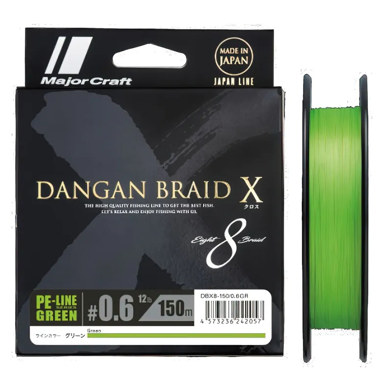 Commande En Gros TRESSE MAJOR CRAFT DANGAN BRAID X8 VERTE