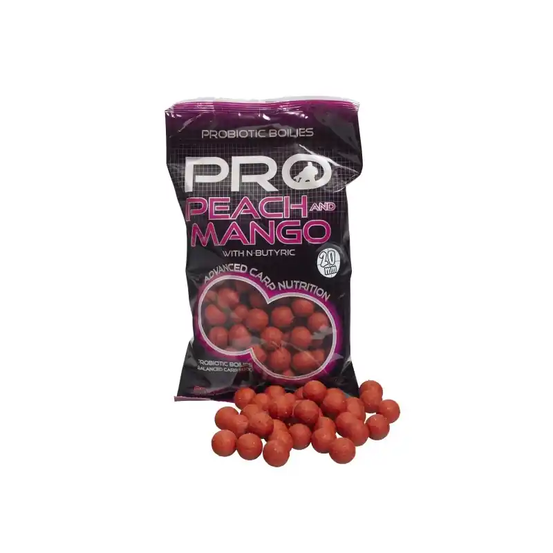 Bouillettes STARBAITS Probiotic Peach & Mango 800g Nouvelle Collection