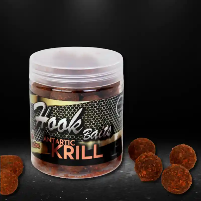 Must-Have Bouillettes D‘Eschages Antartic Krill Gold PRO ELITE BAITS Hard Hook Baits