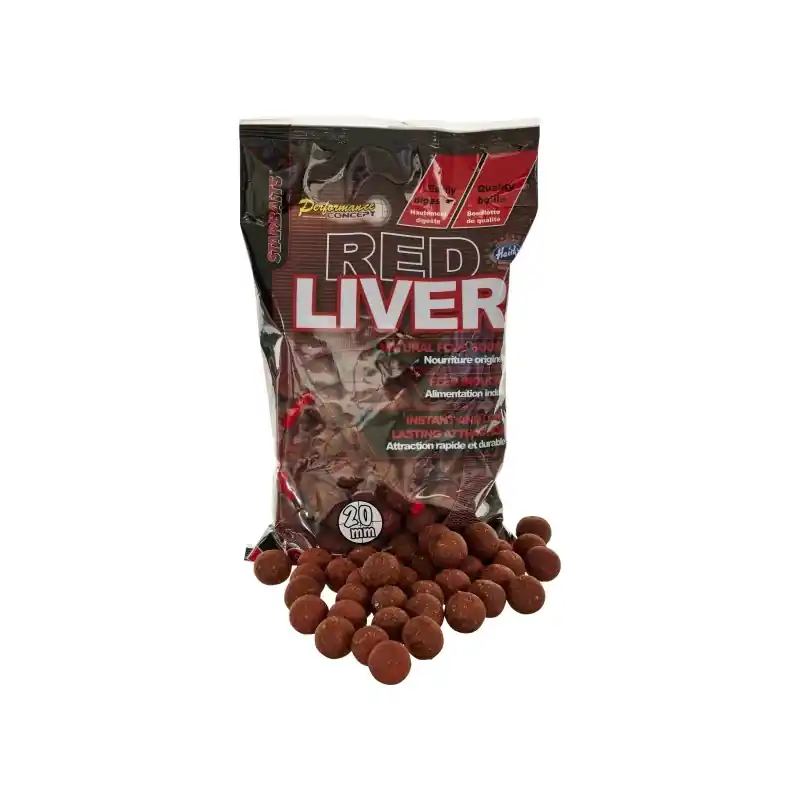 Meilleur Prix Bouillettes STARBAITS Performance Concept Red Liver 800g