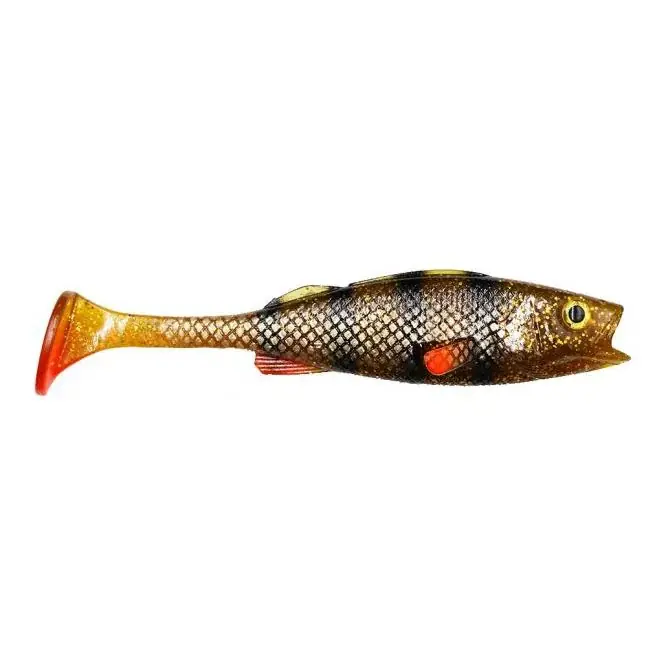 Expédition Rapide LMAB Köfi Perch Shad Motoroil Perch – Leurre souple