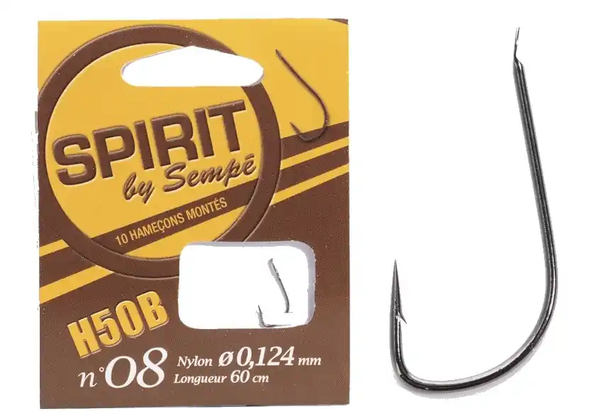 Commande En Gros Hameçons Montés Bruns H50B 12/12 Spirit by Sempé