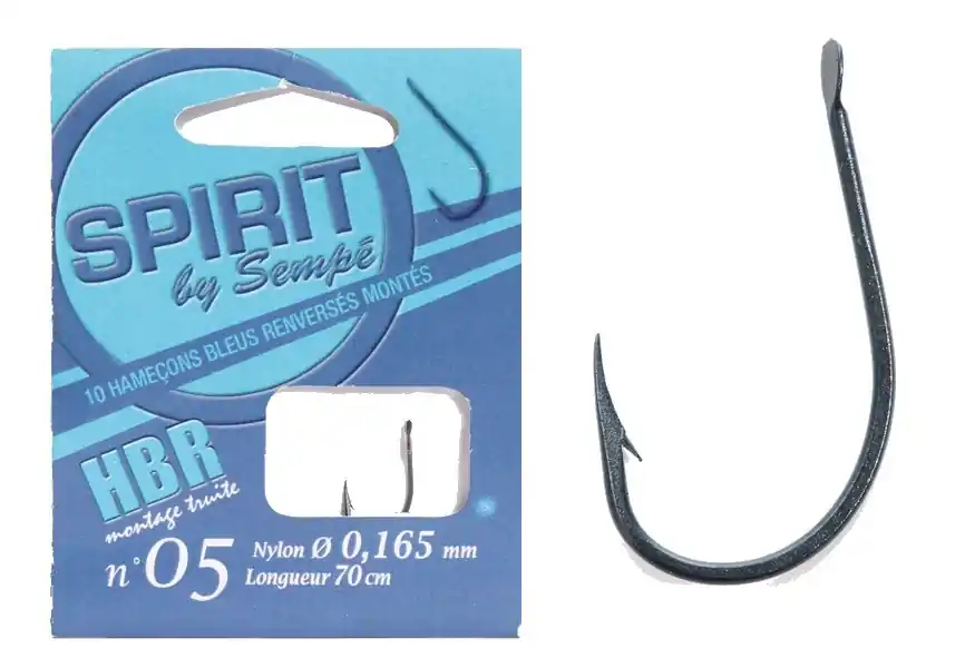 Hameçons Montés Bleus HBR 8/16 Spirit by Sempé Achat Immédiat