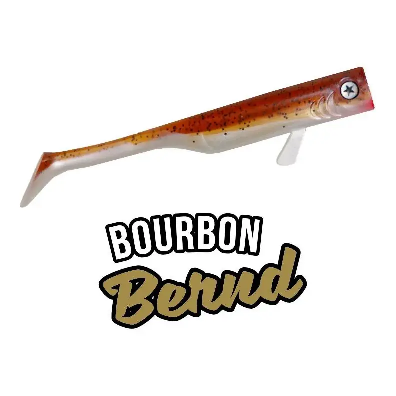 Meilleur Prix LMAB Drunk Bait Bourbon Bernd 16cm - Leurre souple