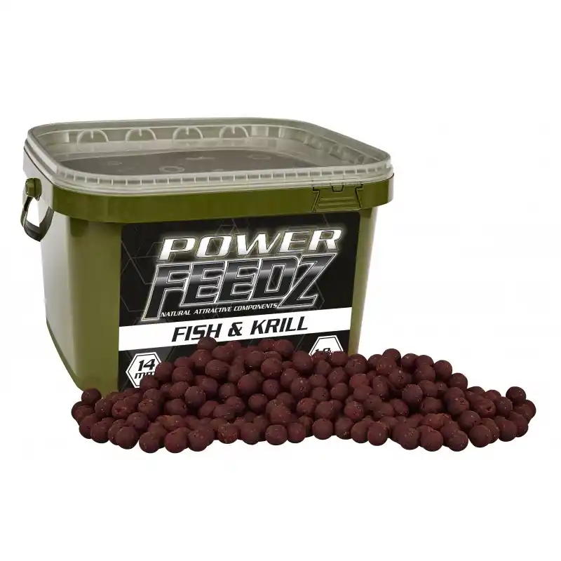 Offre Spéciale Bouillettes STARBAITS Power Feedz Fish and Krill