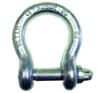 Manille lyre galva certifiée estampillée du 8 au 20mm Produit De Marque