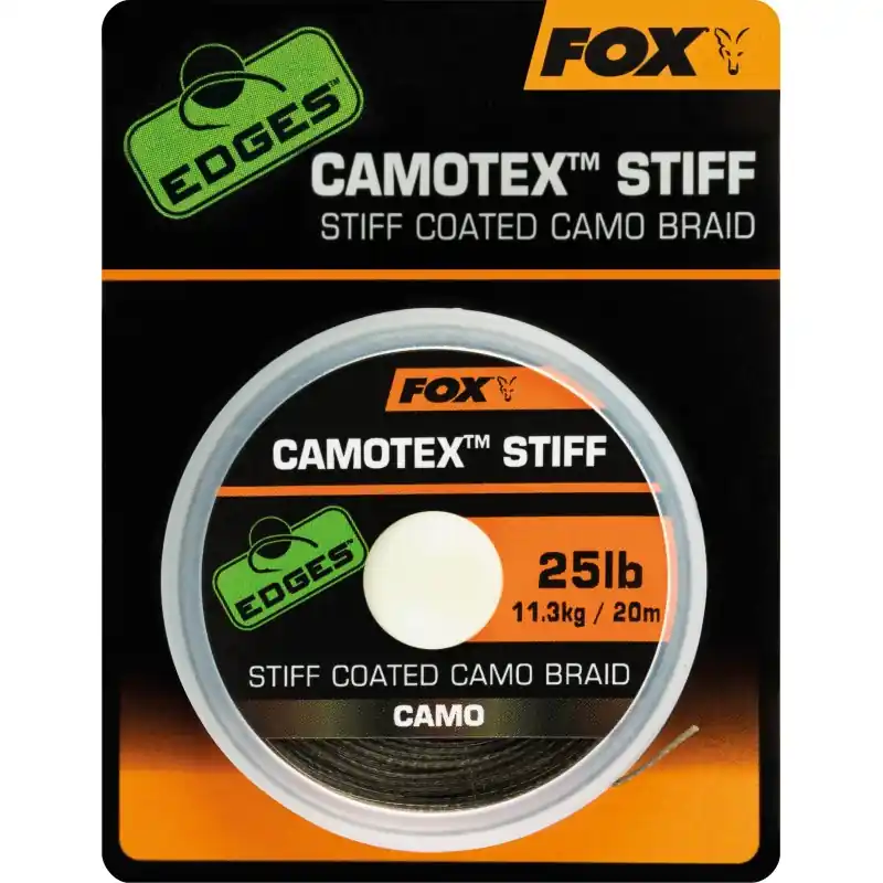 Tresse Gainé FOX Camotex Stiff Meilleure Vente