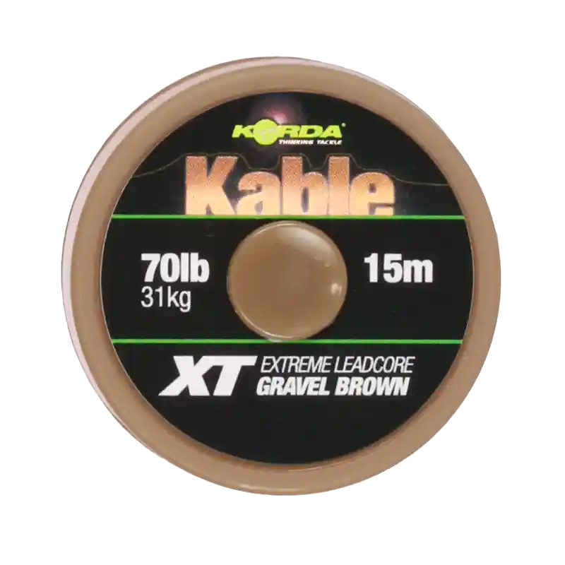 Lead Core KORDA Kable Gravel XT 70lb 15m Nouveauté