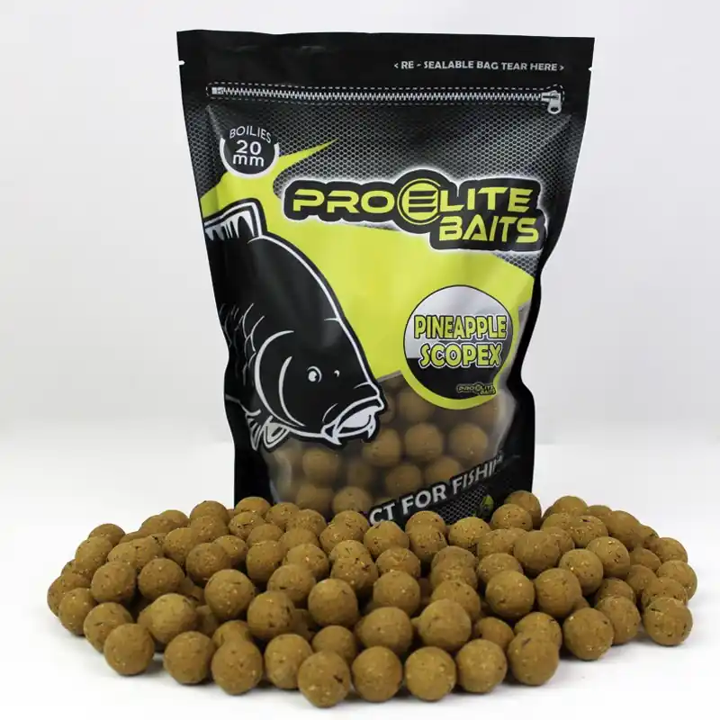 Bouillettes Pineapple & Scopex Classic PRO ELITE BAITS 2,5kg (Ananas et Scopex) Meilleure Vente