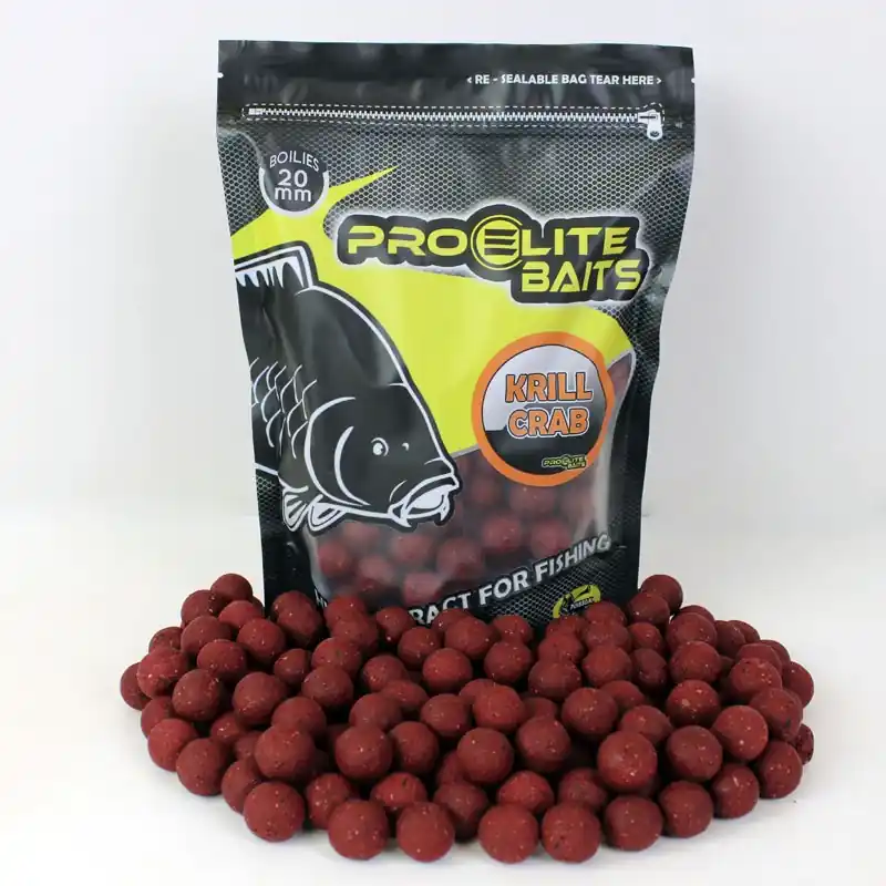 Certifié Bouillettes Krill & Crab Classic PRO ELITE BAITS 2,5kg