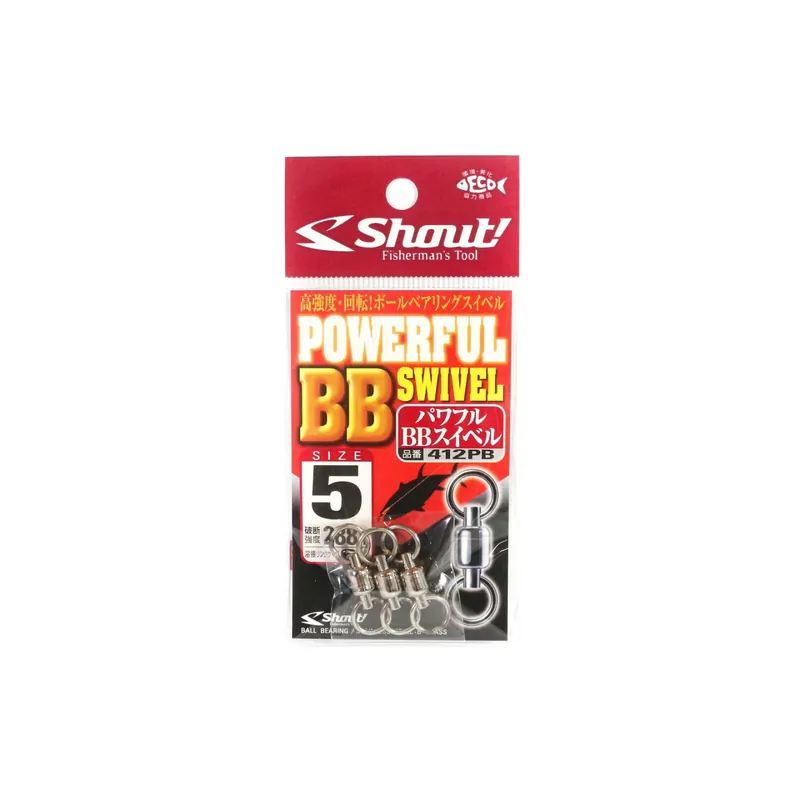 EMERILLONS SHOUT POWERFUL BB SWIVEL Top Vente
