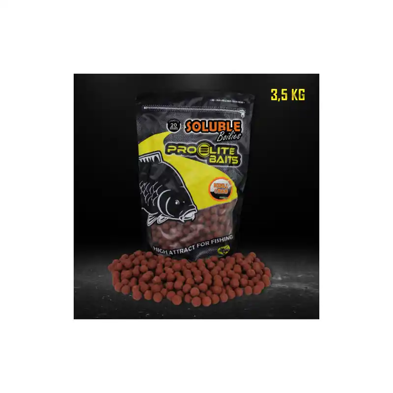 Bouillettes Soluble PRO ELITE BAITS Krill Crab 3,5kg Expédition Rapide