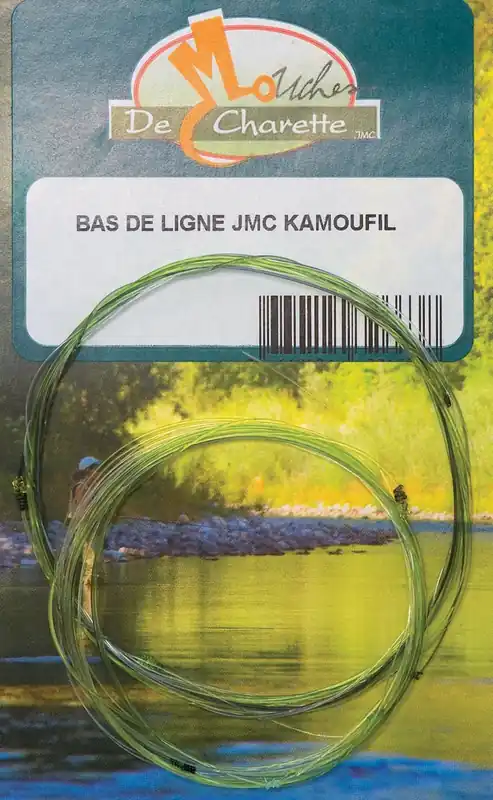 Bas De Ligne Mouche JMC Kamoufil Streamer 3m 20/100 Super Prix