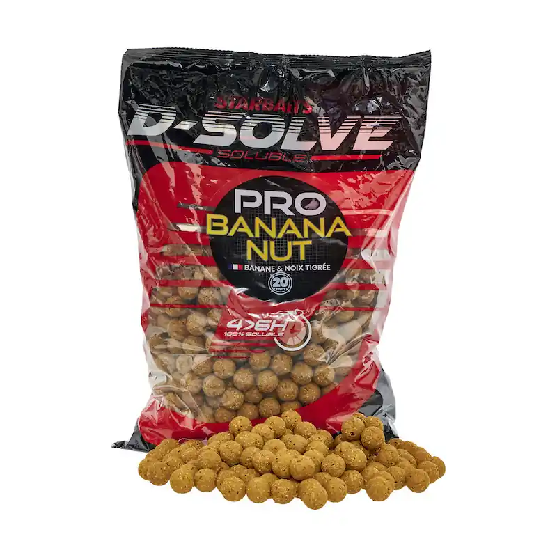 Prix Réduit Bouillettes Solubles STARBAITS D-Solve Banana Nut