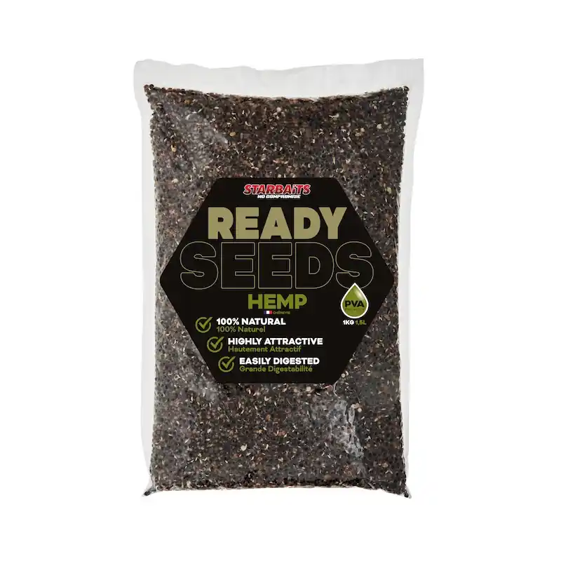 Chènevis Cuits STARBAITS ready Seeds 3kg Prix Cassé