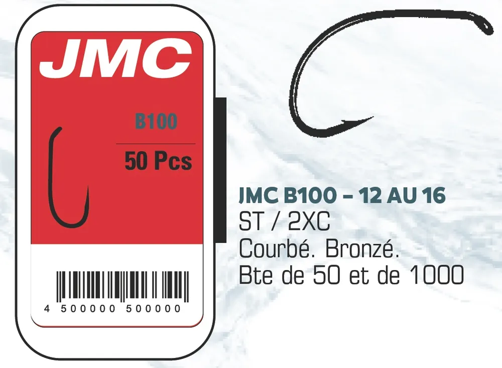 Affaire À Saisir Hameçons JMC B100 – Boîte de 50