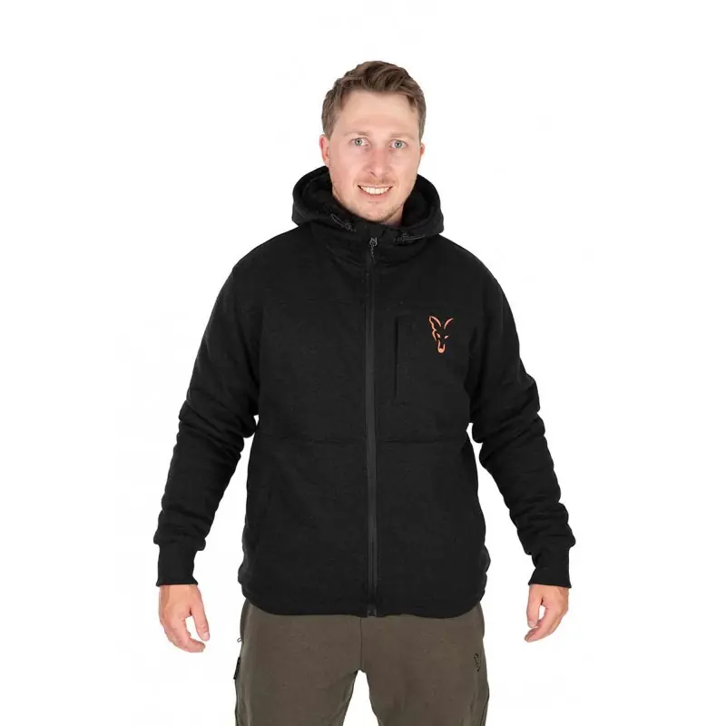 Remise Sweat Veste FOX Sherpa Jacket Black & Orange
