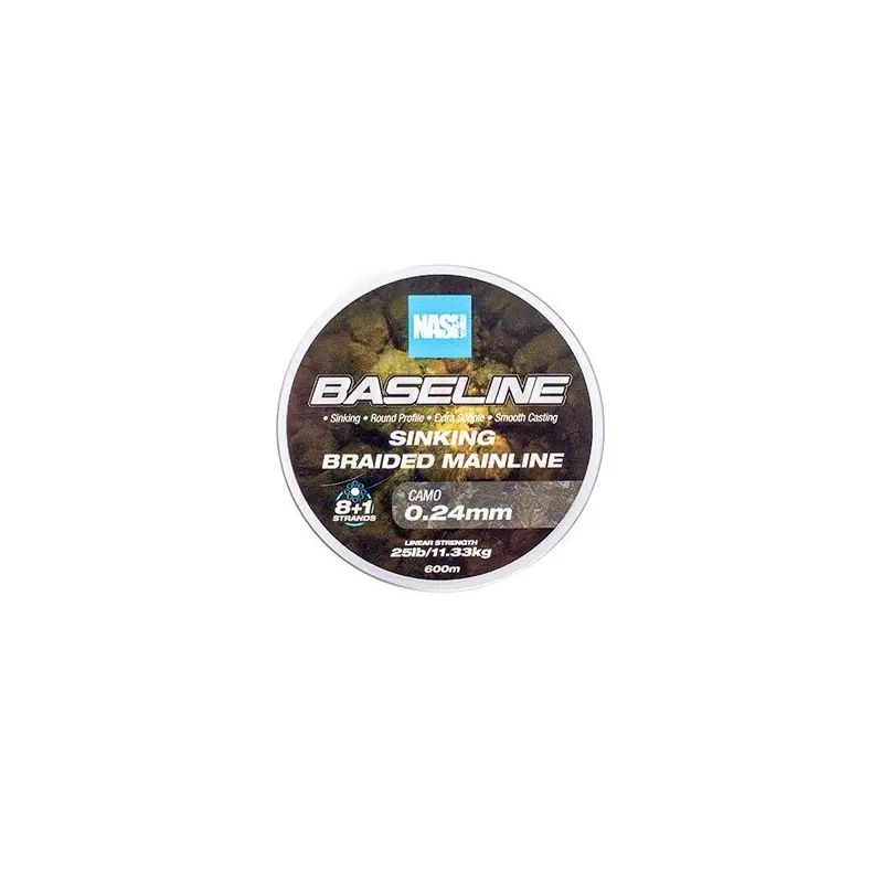 Tresse Coulante NASH Baseline Camou 600m Expédition Rapide