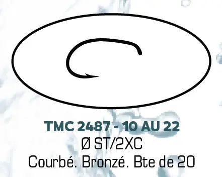 Hameçons mouche TMC 2487 – H12 Remise