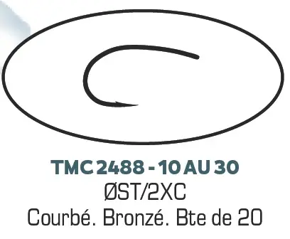 Quantité Limitée Hameçons mouche TMC 2488
