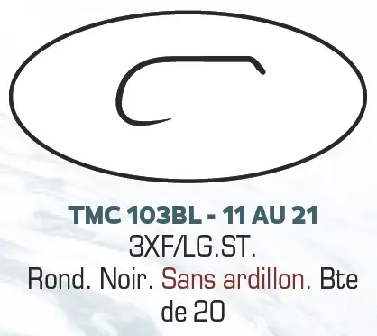 Affaire À Saisir Hameçons mouche TMC 103BL