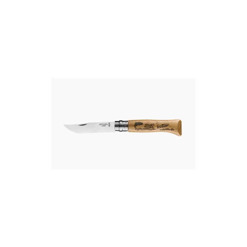 OPINEL N°8 ANIMALIA CHENE POISSON Prix Choc