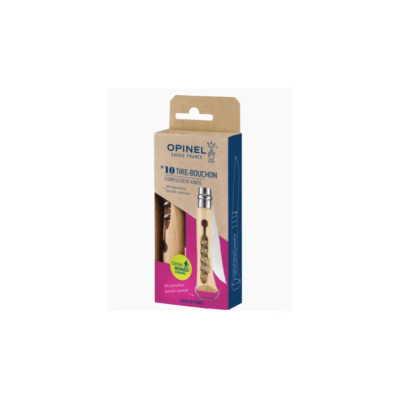 OPINEL N°10 TIRE BOUCHON / DECAPSULEUR Retour Gratuit