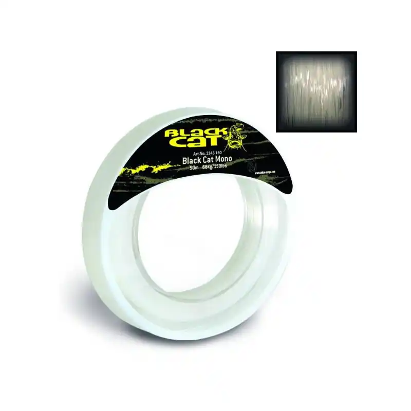 Nylon BLACK CAT Mono Leader 50m Offre Limitée