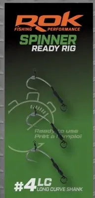 Jusqu&rsquo;à Épuisement Des Stocks montage spinner rig Rok long curve shank