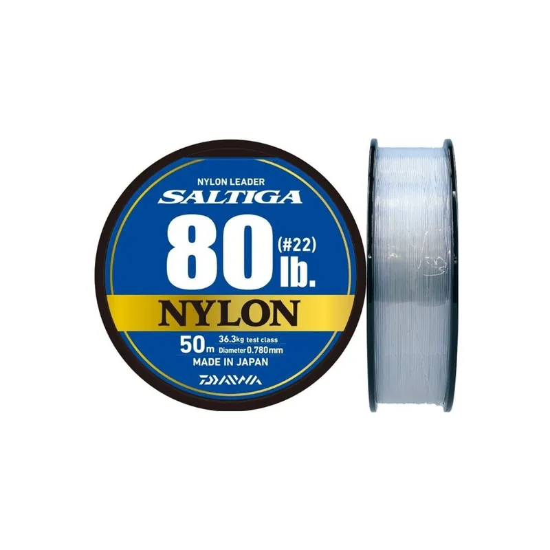 SHOCKLEADER DAIWA SALTIGA NYLON LEADER Remise