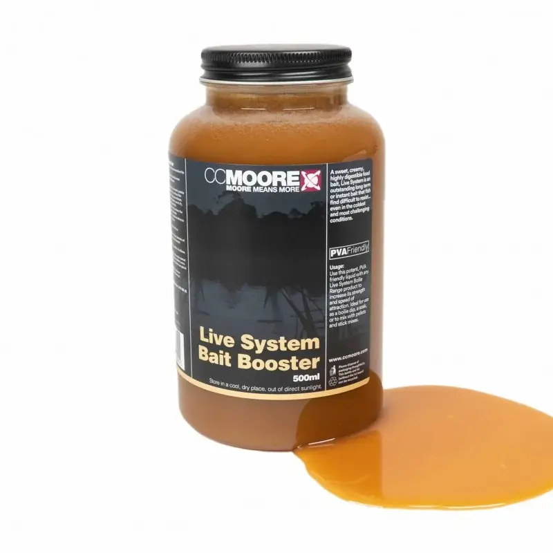 Ccmoore live system bait,booster 500ml Nouvelle Collection