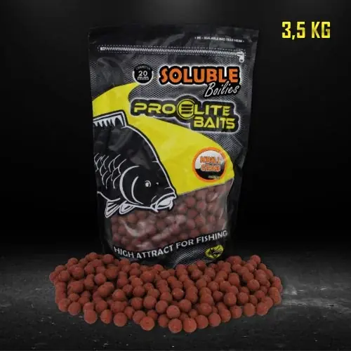 Haute Qualité Bouillettes solubles PROELITE Baits 3.5 kg 20 mm