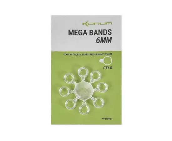 Korum mega,bands 6mm Commander Maintenant