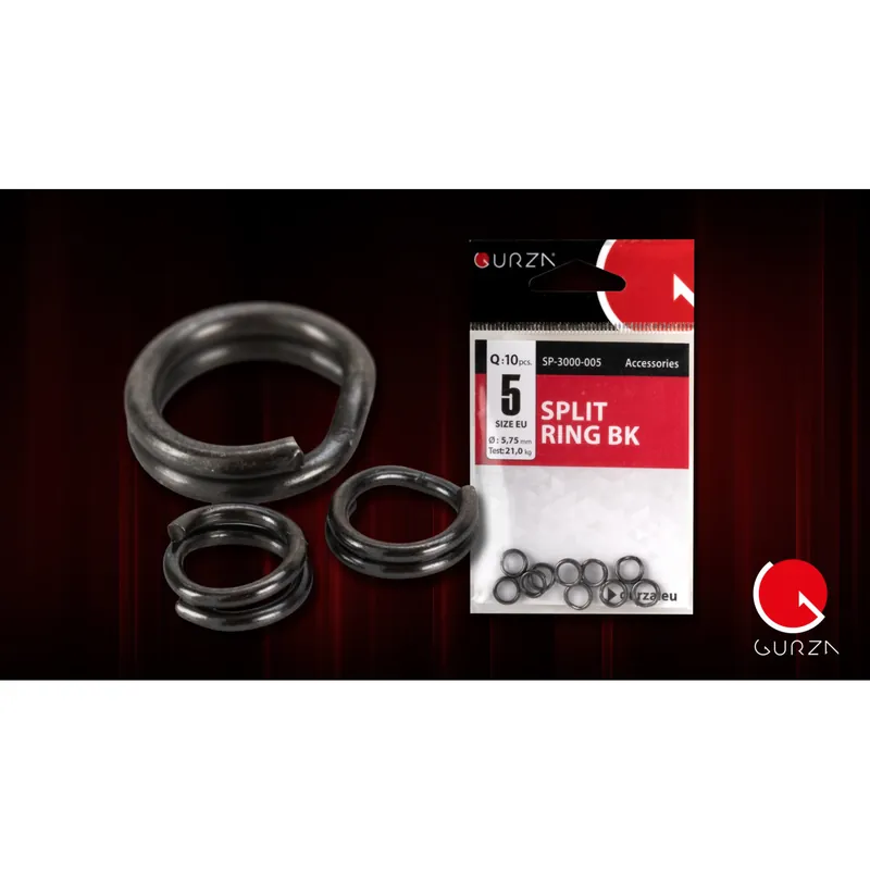 GURZA SPLIT RING BK Must-Have