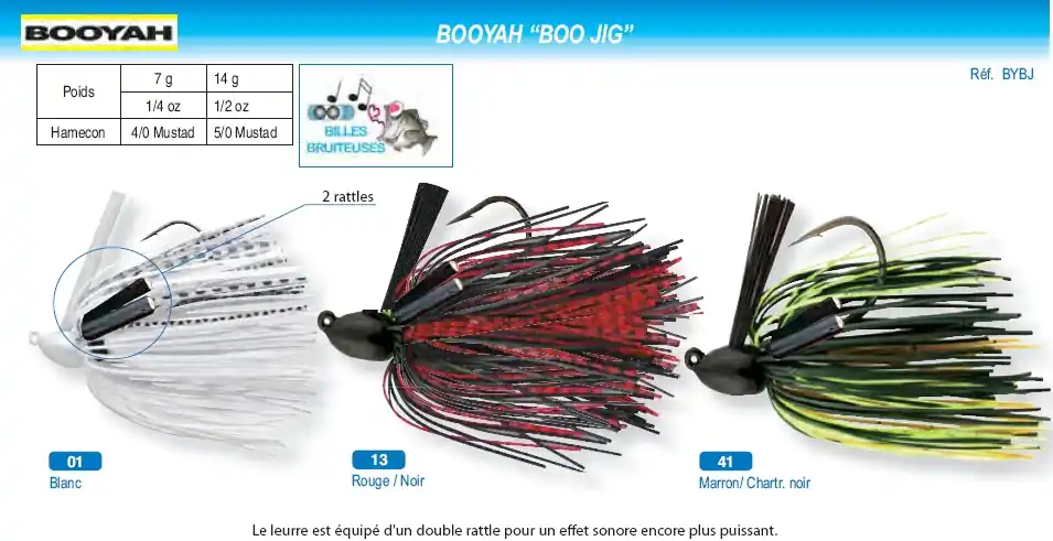 Certifié Leurre Booyah Boo Jig 7g