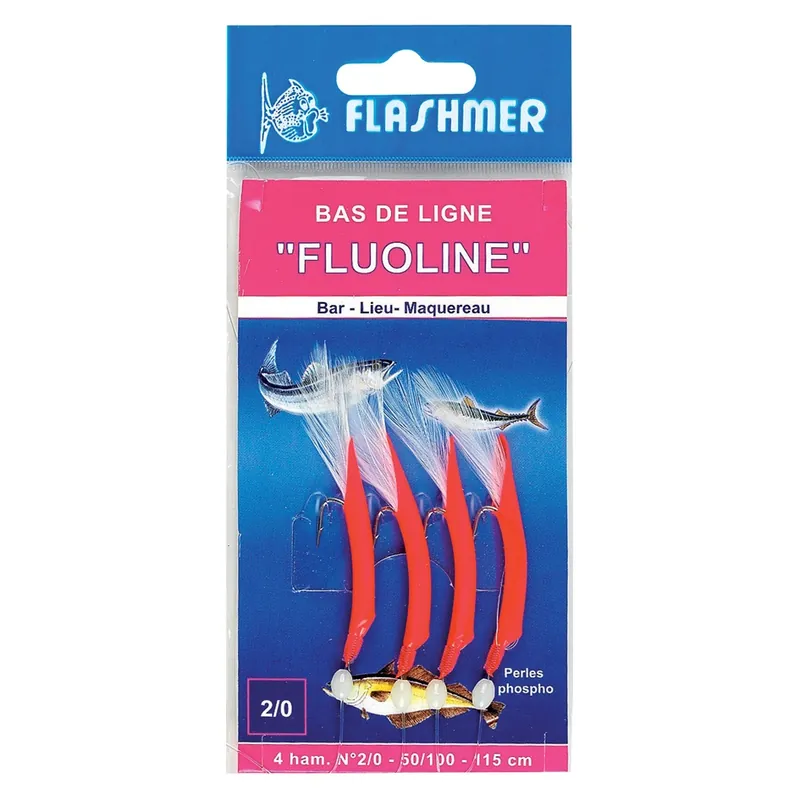 Bas de Ligne Flashmer Fluoline 4 Ham. Affaire À Saisir