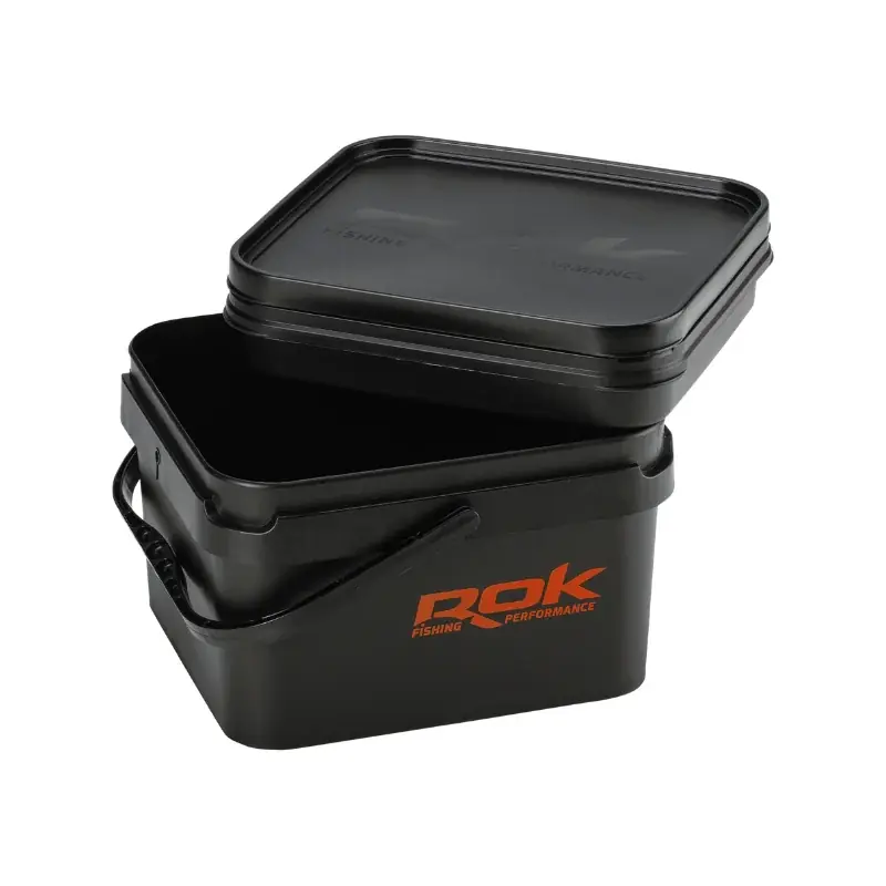Rok seau carre,10l noir+cuvette Réduction