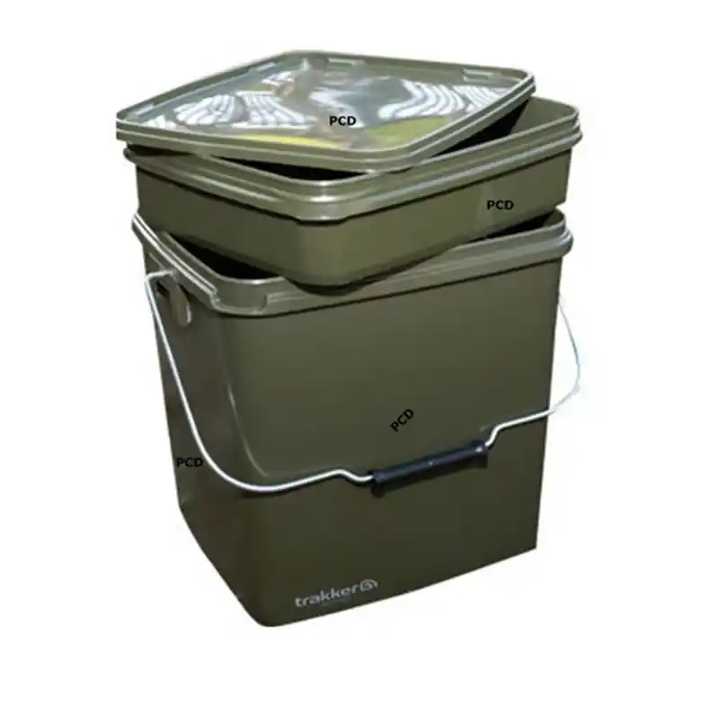 Quantité Limitée Seau Complet Trakker 13LT Olive Square Bucket