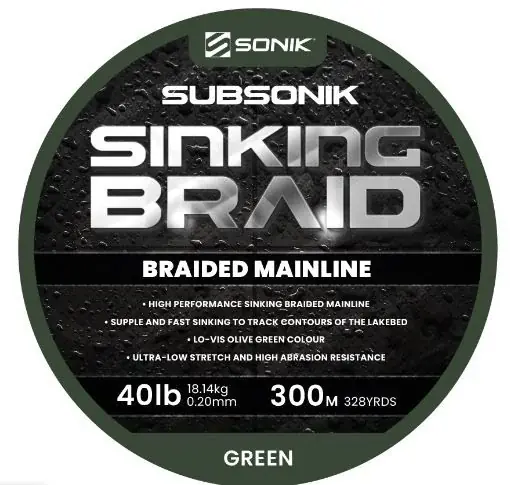 Achat Immédiat Sonik subsonik sinking braid,40lb 300m