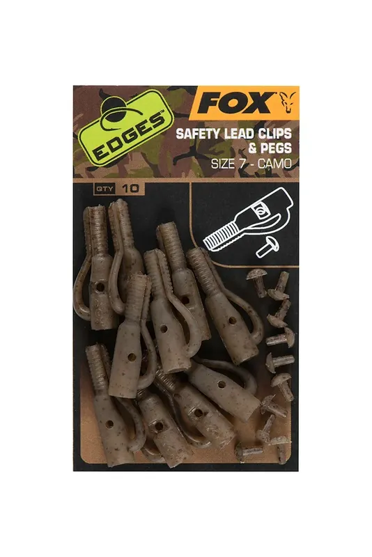 Certifié Edges camo,lead clip and pegs