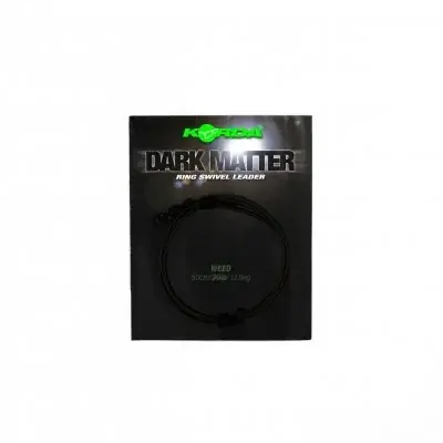 Paiement Sécurisé Korda dark matter leader,qc swivel 50cm weed