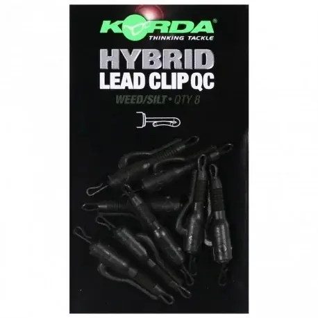 lead clips Korda qc hybrid weed/silt Livraison Express