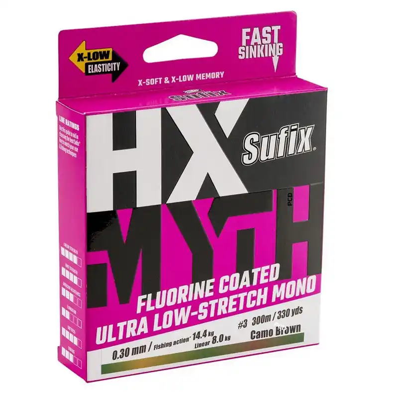 Nylon Sufix HX Myth Clear 300M Prix Cassé