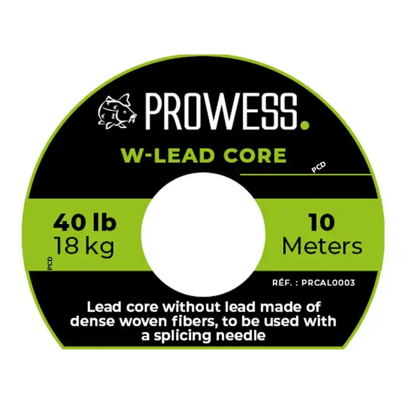 Tresse Lead Core Prowess W-Lead Core 10M 40LBS Expédié Aujourd'hui