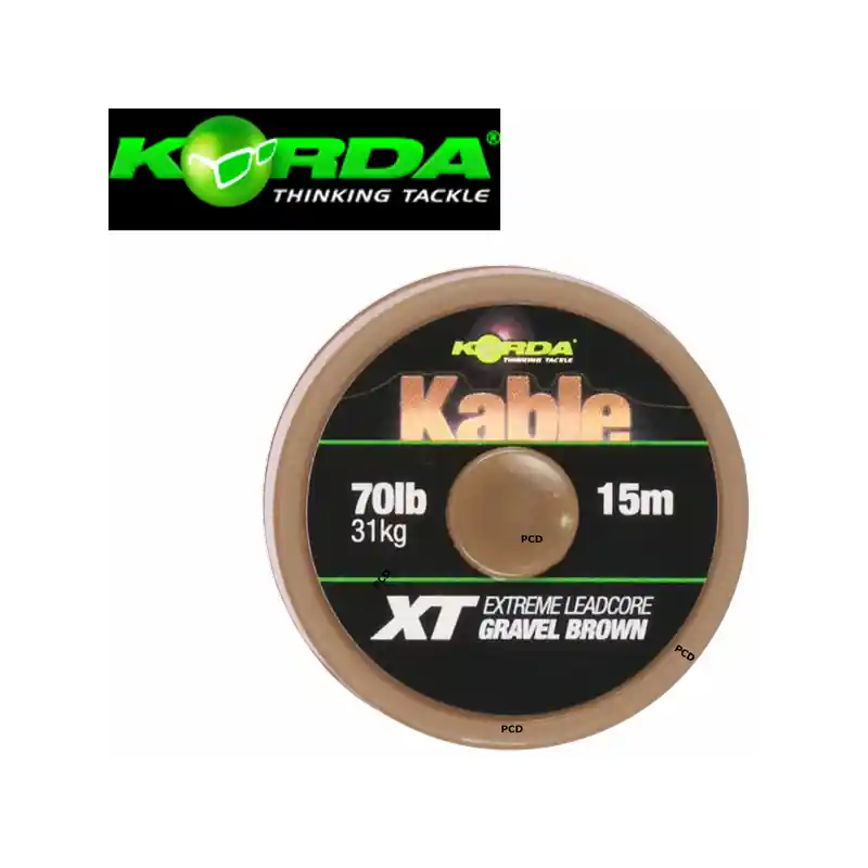 Quantité Limitée TRESSE KORDA EXTREME LEADCORE 70LBS 15M VERTE