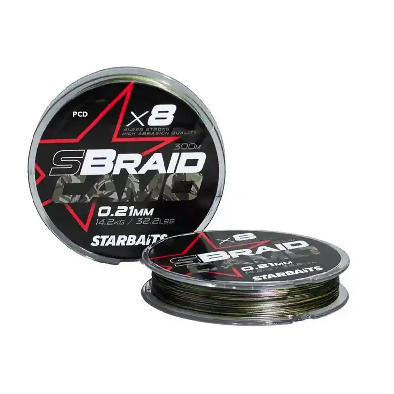 Usine Directe Tresse Carpe Starbaits S Braid Camo X8 300M