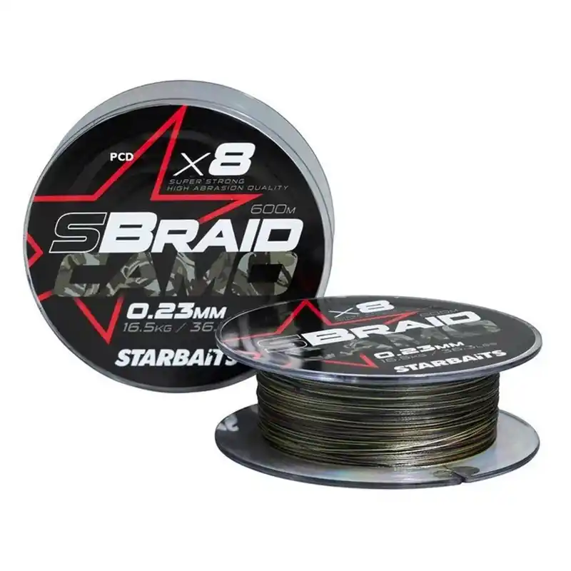 Tresse Carpe Starbaits S Braid Camo X8 600M Prix Promo