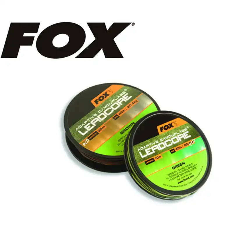 Leadcore Adaptive Camouflage Fox Marron 10m Prix Réduit